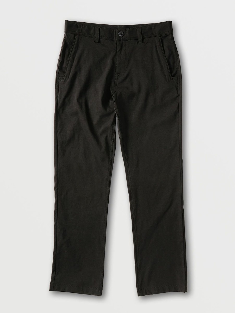 Men Volcom Pants | Frickin Tech Chino Pants Black