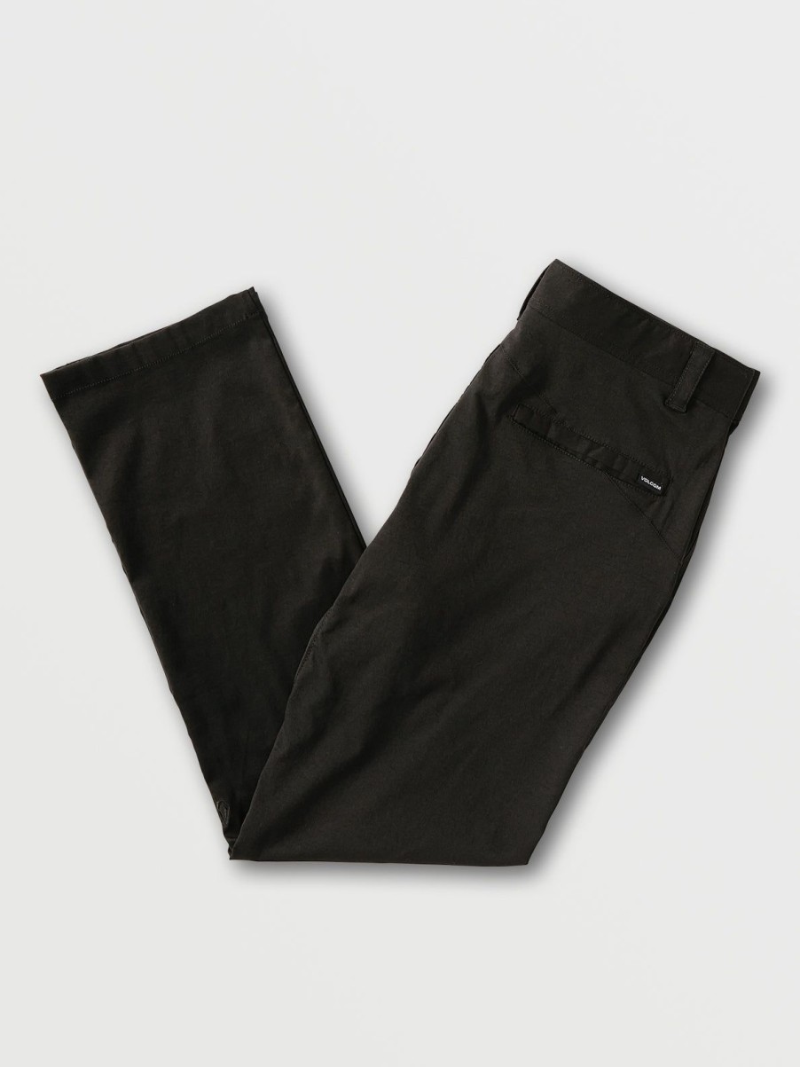 Men Volcom Pants | Frickin Tech Chino Pants Black