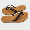 Women Volcom Sandals | Thrills Ii Sandals Black