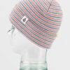 Kids Volcom Beanies | Kids Micro Stripe Beanie White