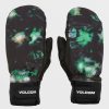 Men Volcom Gloves & Mitts | Mens V.Co Nyle Mitts Spritz Black