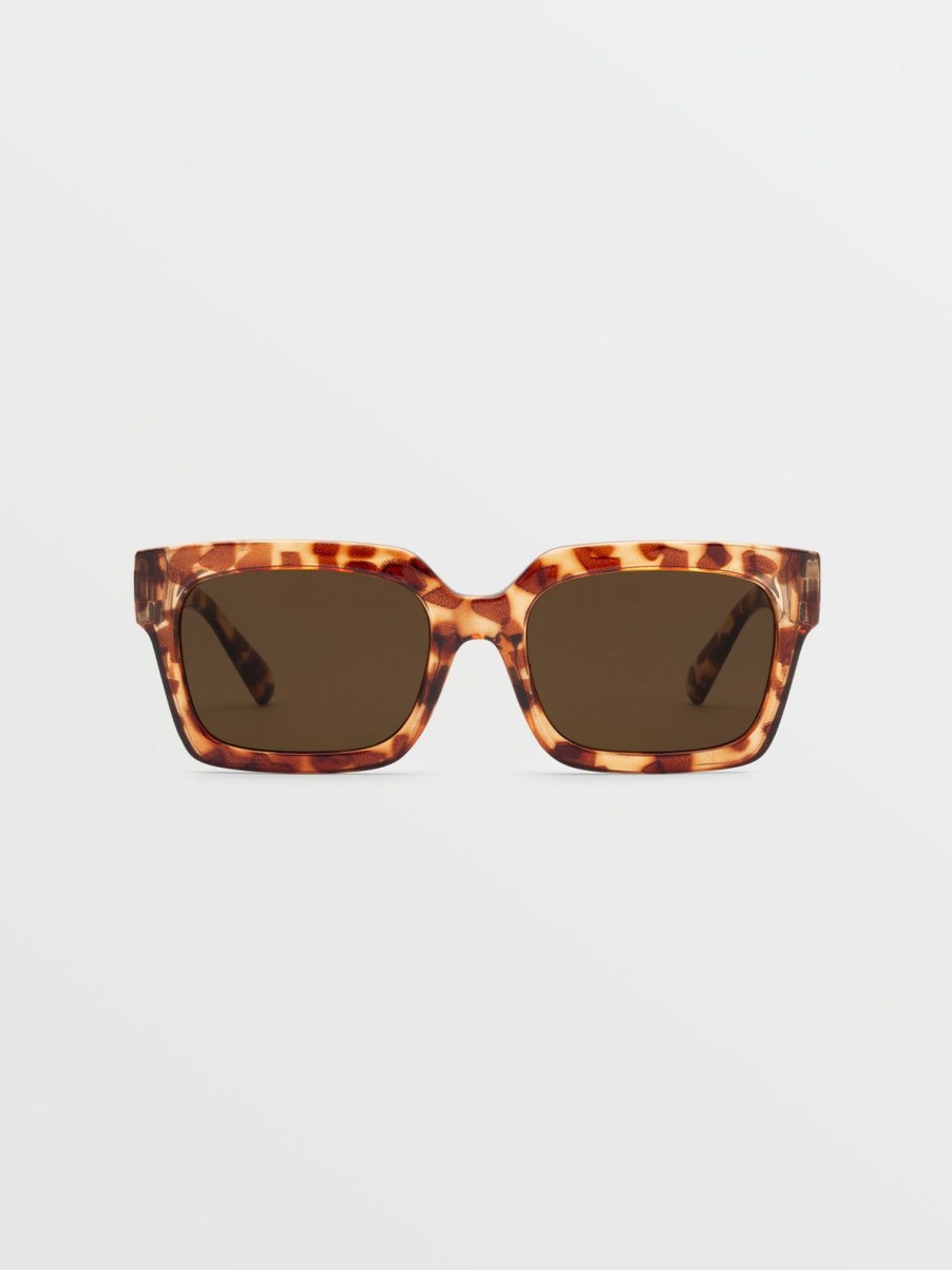 Men Volcom Sunglasses | Domeinator Sunglasses/Bronze Polka Tort