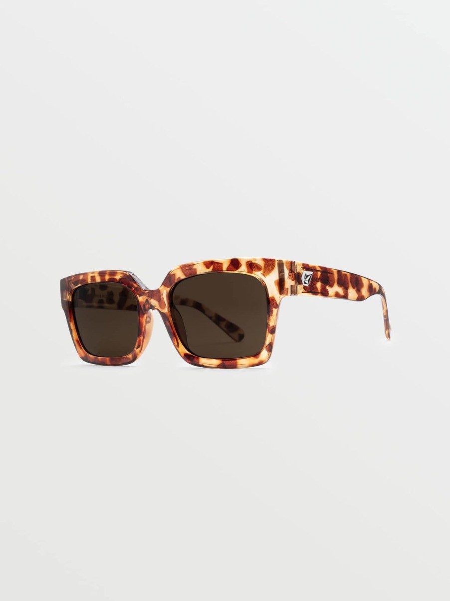 Men Volcom Sunglasses | Domeinator Sunglasses/Bronze Polka Tort