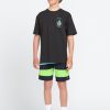 Boys Volcom Boardshorts & Trunks | Big Boys Marine Time Mod Liberator Boardshorts Crete Blue