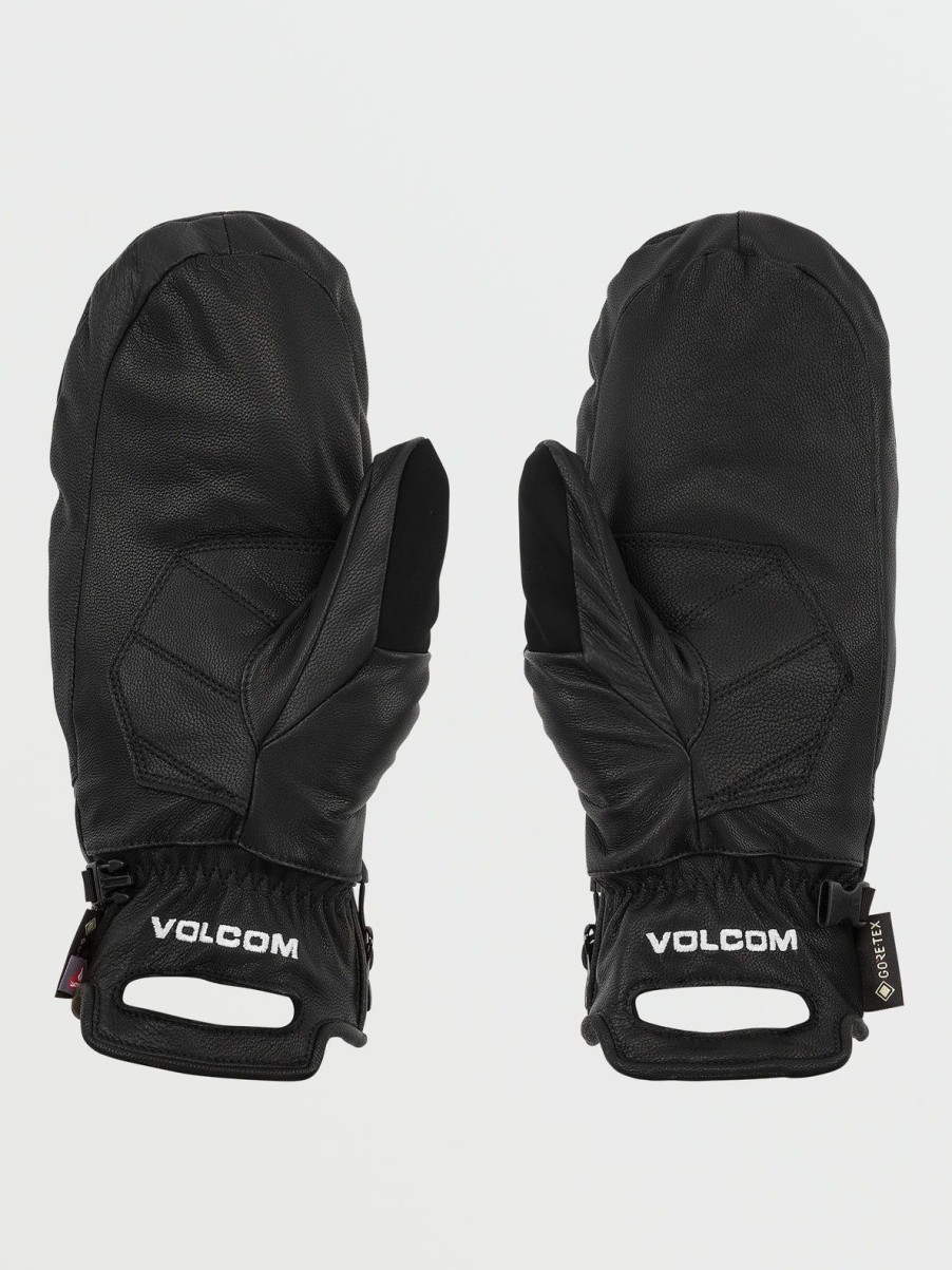 Men Volcom Gloves & Mitts | Mens Service Gore-Tex Mitts Black