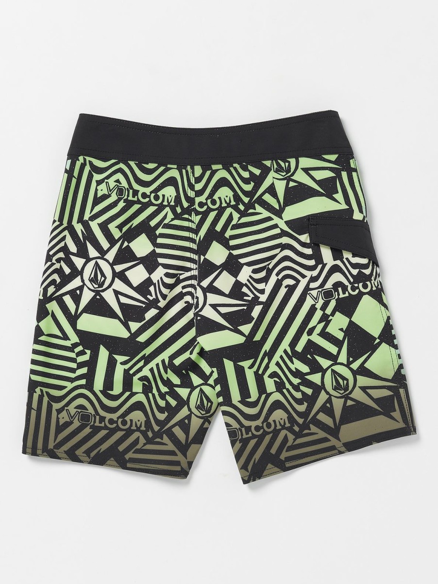 Boys Volcom Boardshorts & Trunks | Big Boys Ringer Mod-Tech Boardshorts Seaweed Green