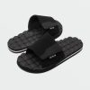 Men Volcom Sandals | Recliner Slides Black White