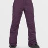 Women Volcom Pants | Womens Knox Insulated Gore-Tex Pants Blackberry