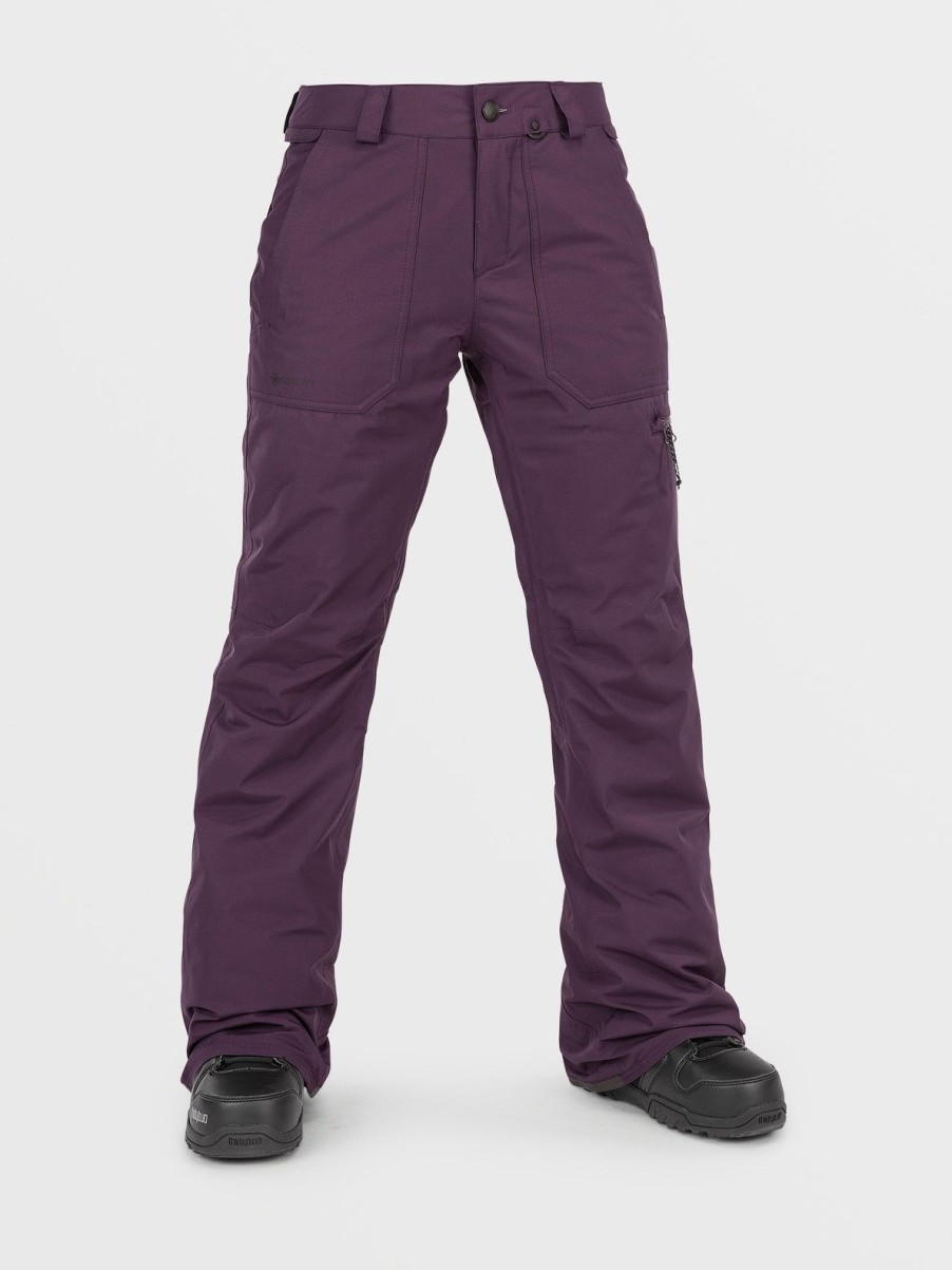 Women Volcom Pants | Womens Knox Insulated Gore-Tex Pants Blackberry