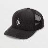 Men Volcom Hats & Beanies | Full Stone Cheese Hat Charcoal Heather