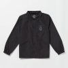 Kids Volcom | Big Boys Coaches Jacket Black