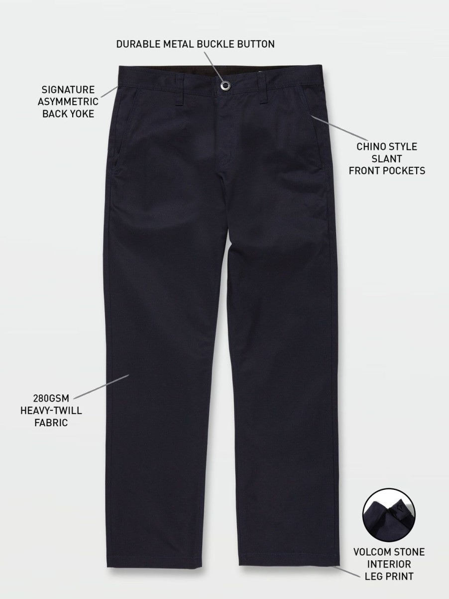 Men Volcom Skate Vitals | Frickin Skate Chino Pants Navy