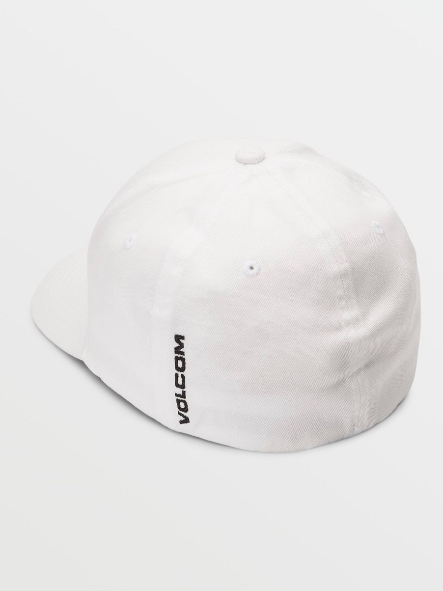 Men Volcom Golf | Full Stone Flexfit Hat White