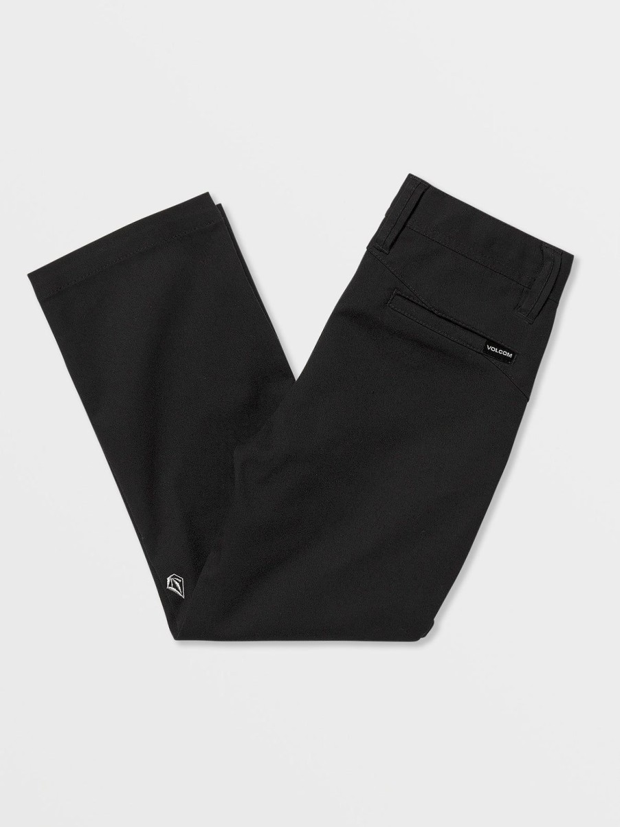 Boys Volcom Pants | Little Boys Frickin Modern Stretch Chino Pants Black