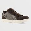 Men Volcom Workwear Shoes | Volcom Workwear Stone Op Art Shoes Dark Brown