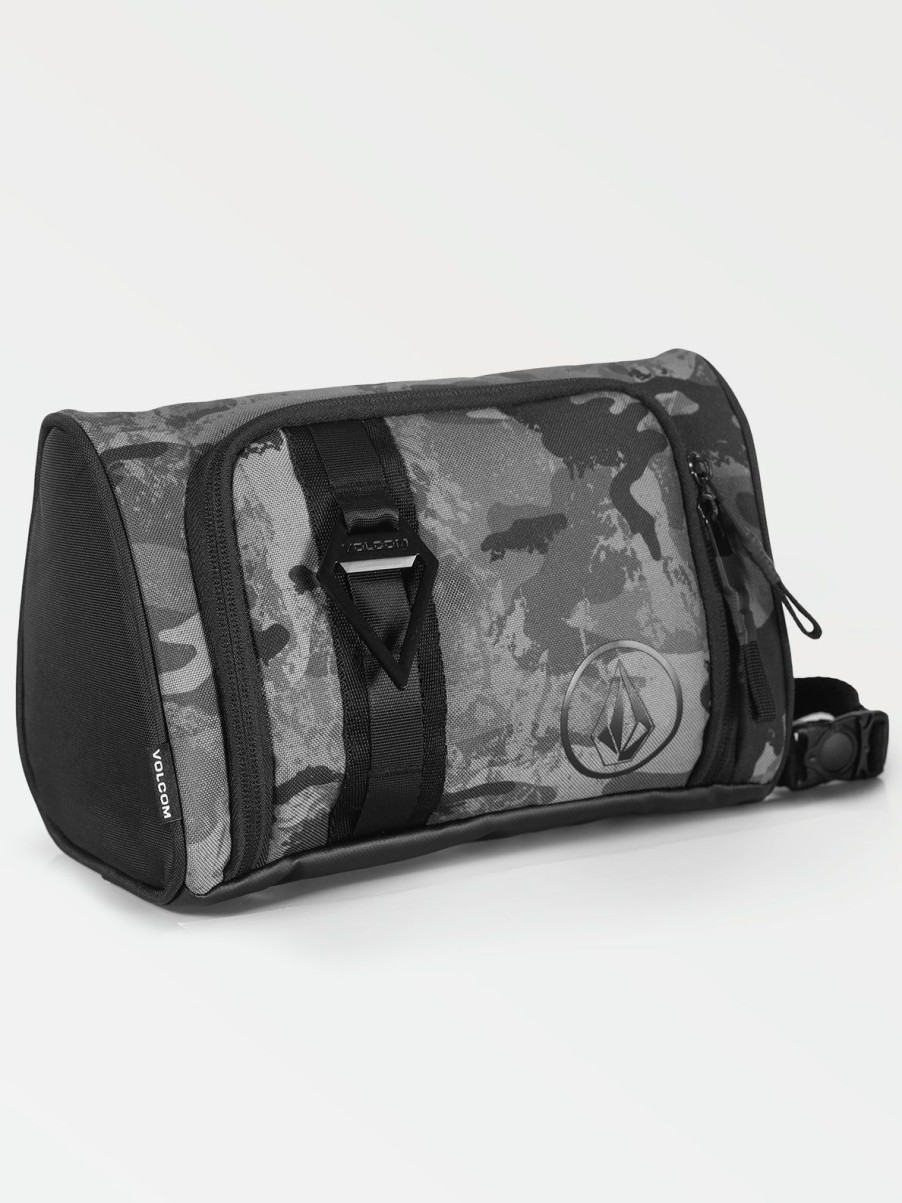 Men Volcom Bags & Backpacks | Tristone Travel Dopp Kit -2 Grey