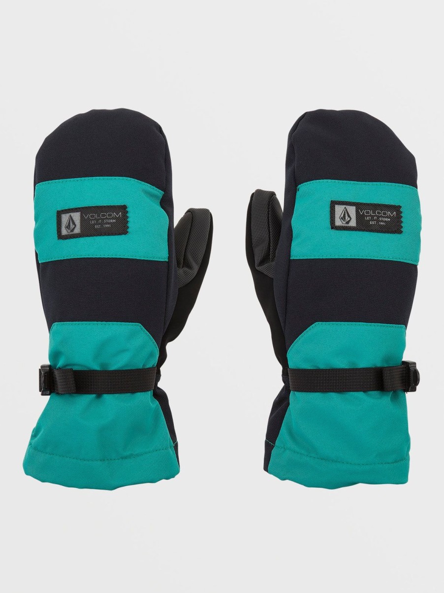 Women Volcom Gloves & Mitts | Womens V.Snow Over Mitts Vibrant Green