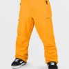 Men Volcom Pants | Mens L Gore-Tex Pants Gold