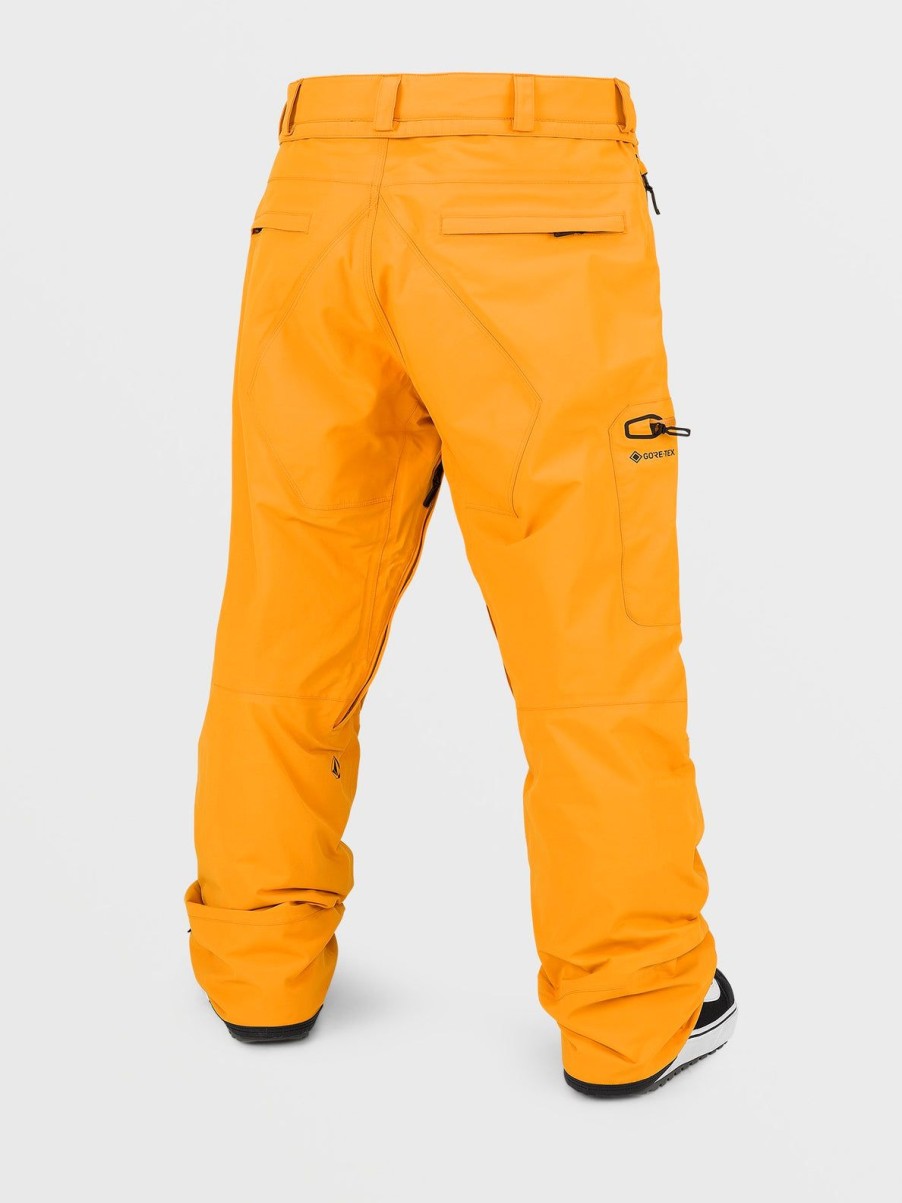 Men Volcom Pants | Mens L Gore-Tex Pants Gold