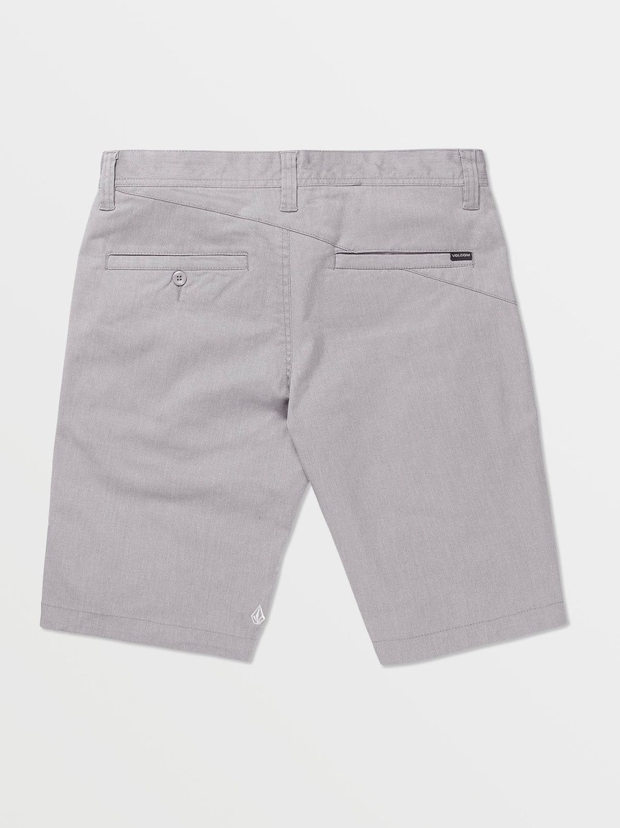 Men Volcom Shorts | Frickin Modern Stretch Chino Shorts Grey