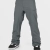 Men Volcom Pants | Mens Freakin Snow Chino Pants Dark Grey