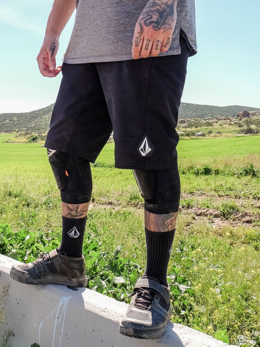 Men Volcom Hiking | Trail Ripper Shorts Black