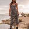 Women Volcom Dresses | Folk Yeah Maxi Dress Vintage Black