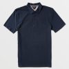 Men Volcom Shirts & Flannels | Wowzer Polo Short Sleeve Shirt Navy