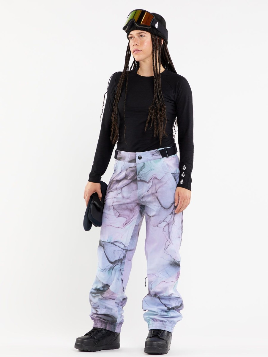 Women Volcom Pants | Dust Up Bonded Pants Glacier Ink