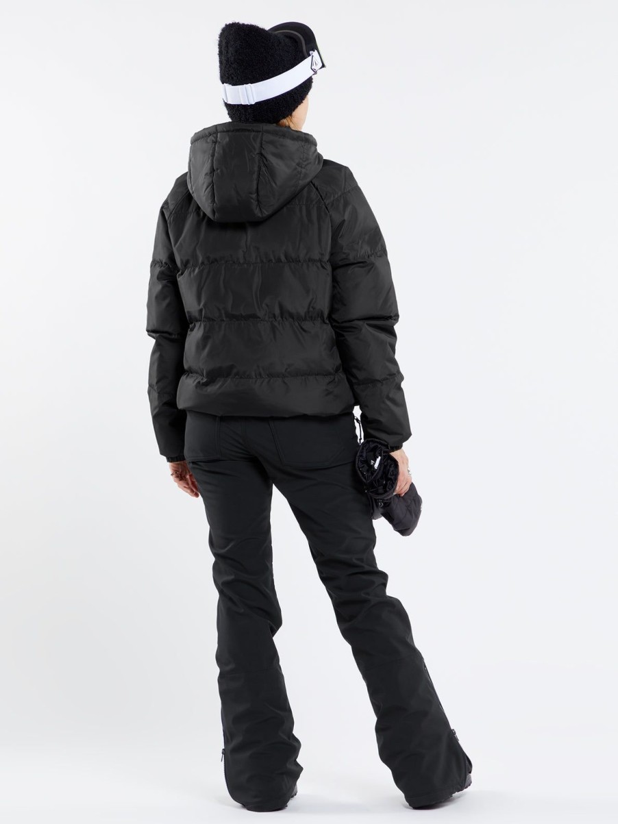 Women Volcom Jackets | Womens Ithan Puff Jacket Black