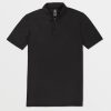 Men Volcom Shirts & Flannels | Hazard Pro Polo Short Sleeve Shirt Black