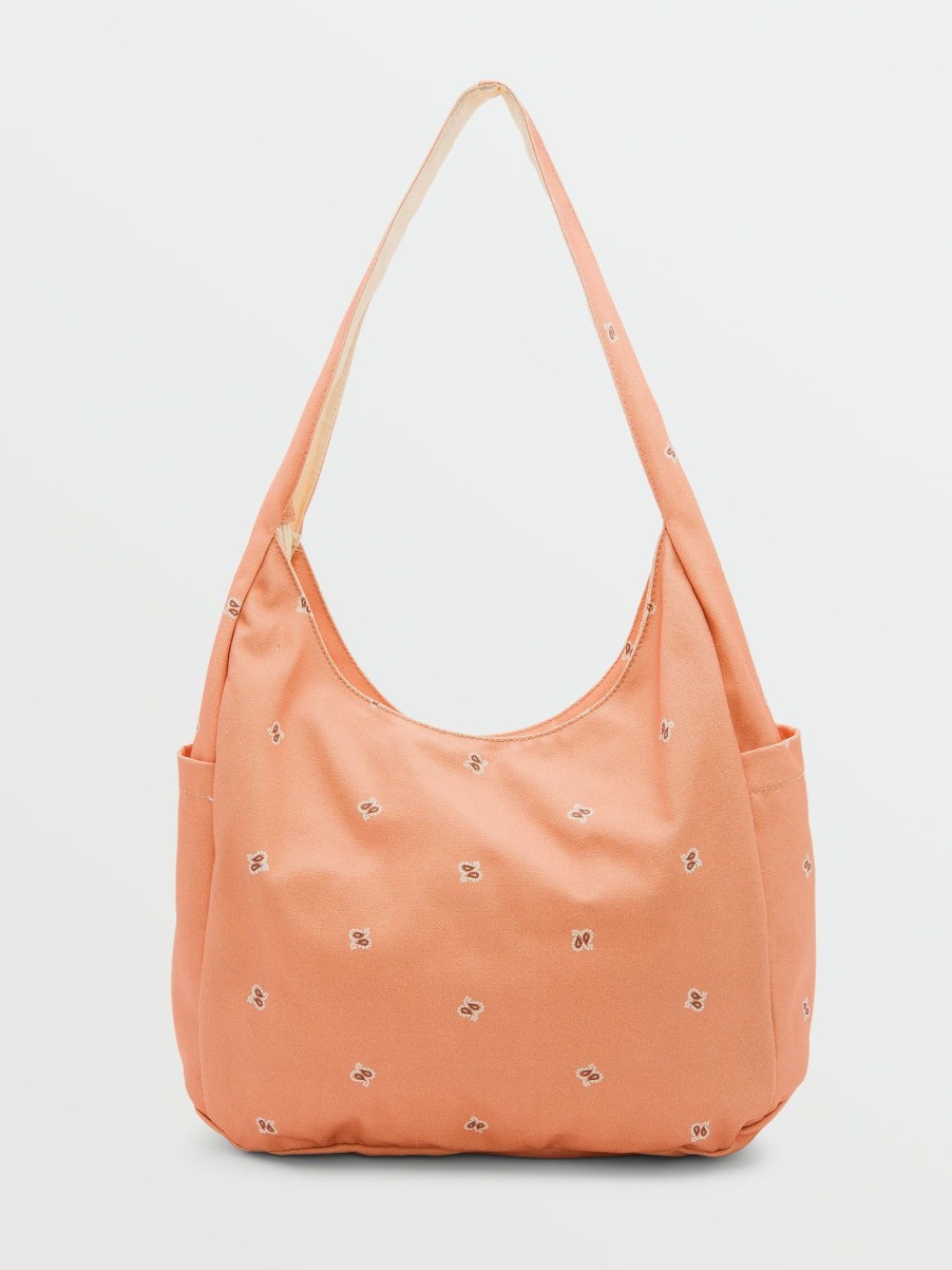 Girls Volcom | Schoolyard Canvas Hobo Tote Clay