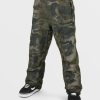 Men Volcom Pants | Mens L Gore-Tex Pants Cloudwash Camo