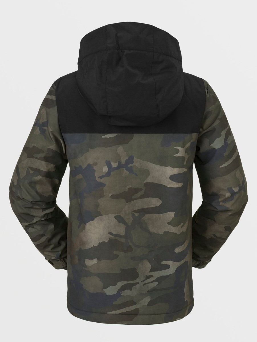 Kids Volcom Jackets | Kids Stone 91 Insulated Jacket Cloudwash Camo