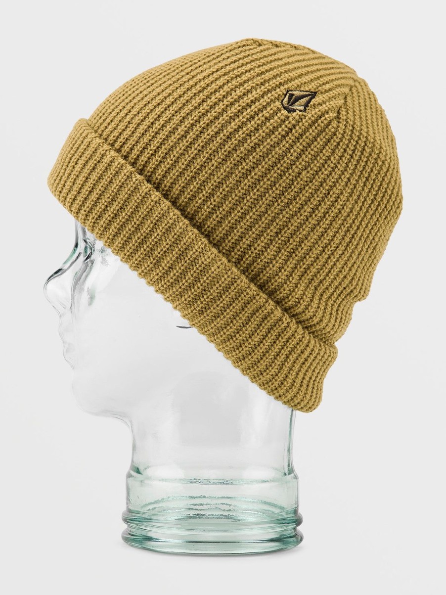 Women Volcom Hats & Beanies | Sweep Beanie Dark Khaki