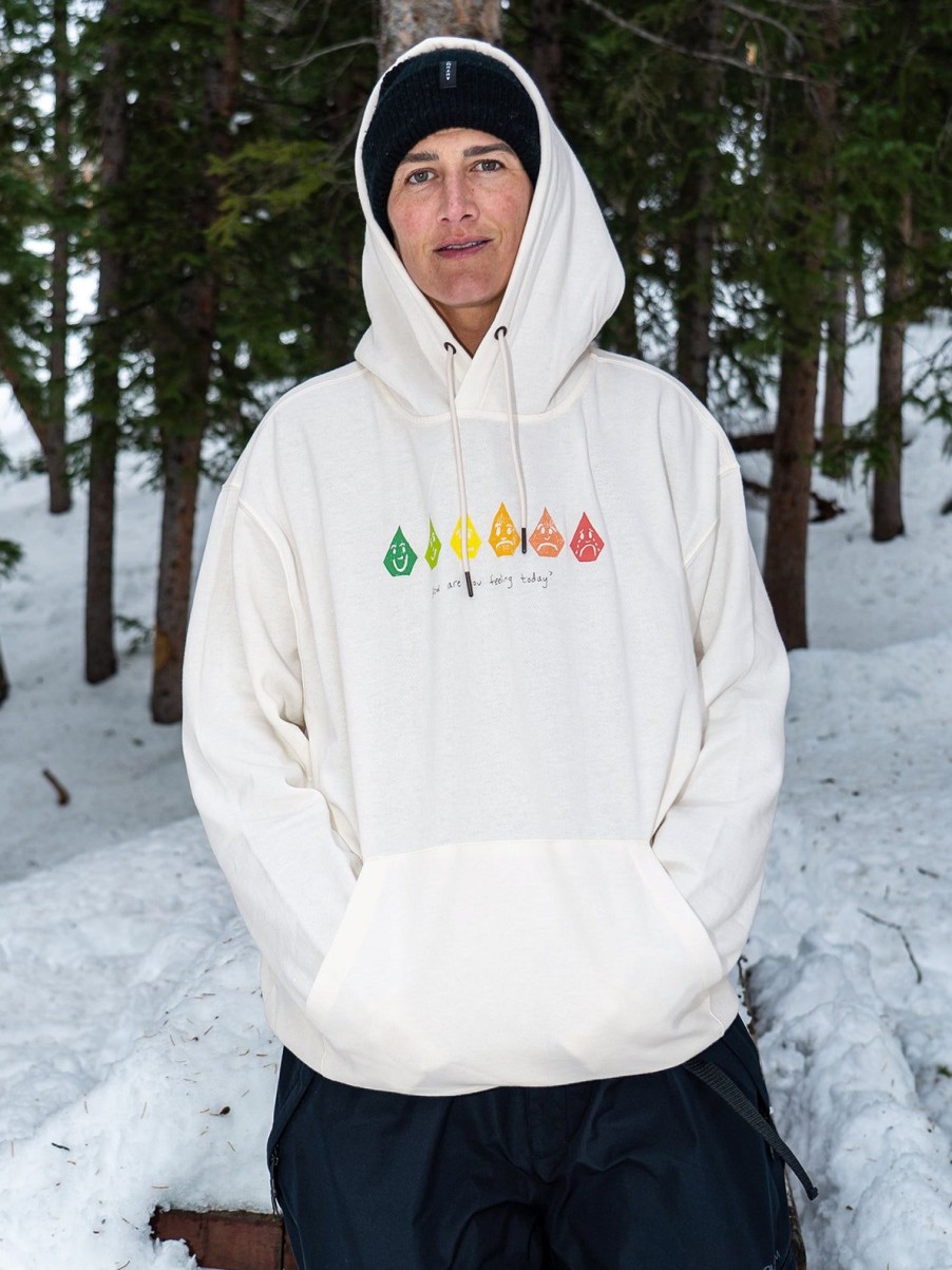 Men Volcom Hoodies & Sweatshirts | Melancon Hoodie Moonbeam