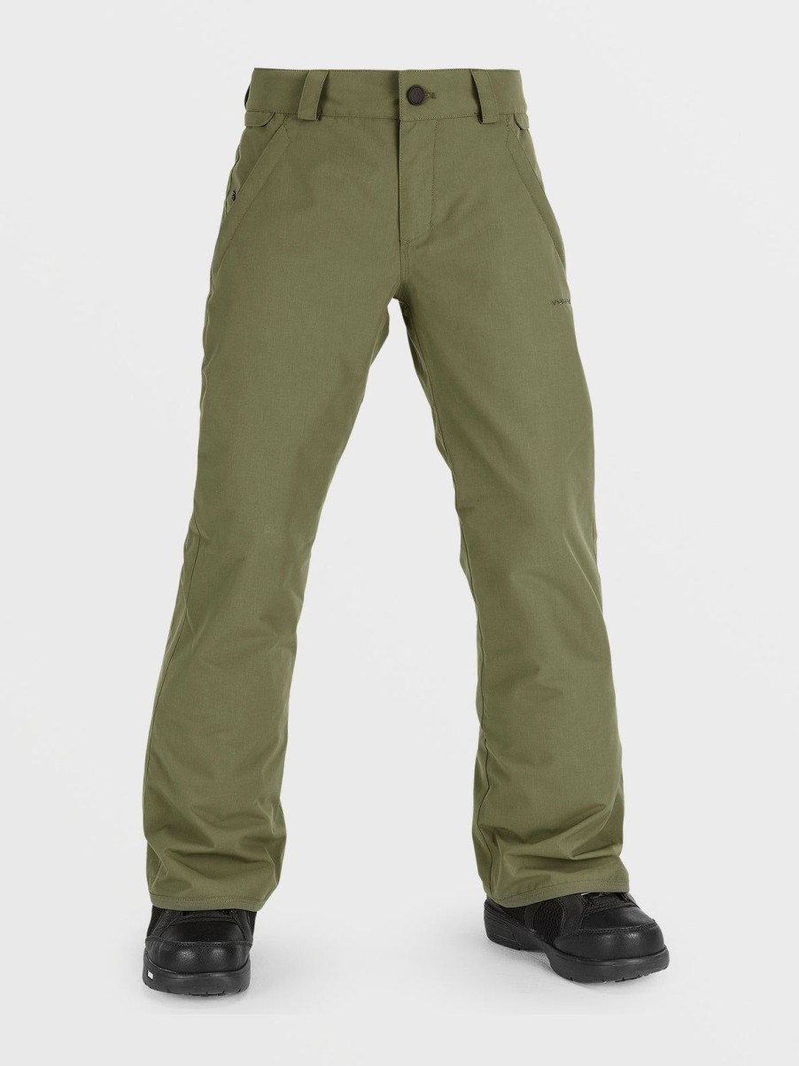 Kids Volcom Pants | Kids Freakin Chino Youth Insulated Pants Military