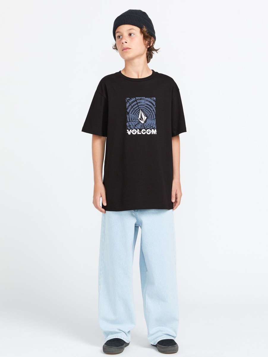 Boys Volcom T-Shirts & Tanks | Big Boys Occulator Short Sleeve Tee Black