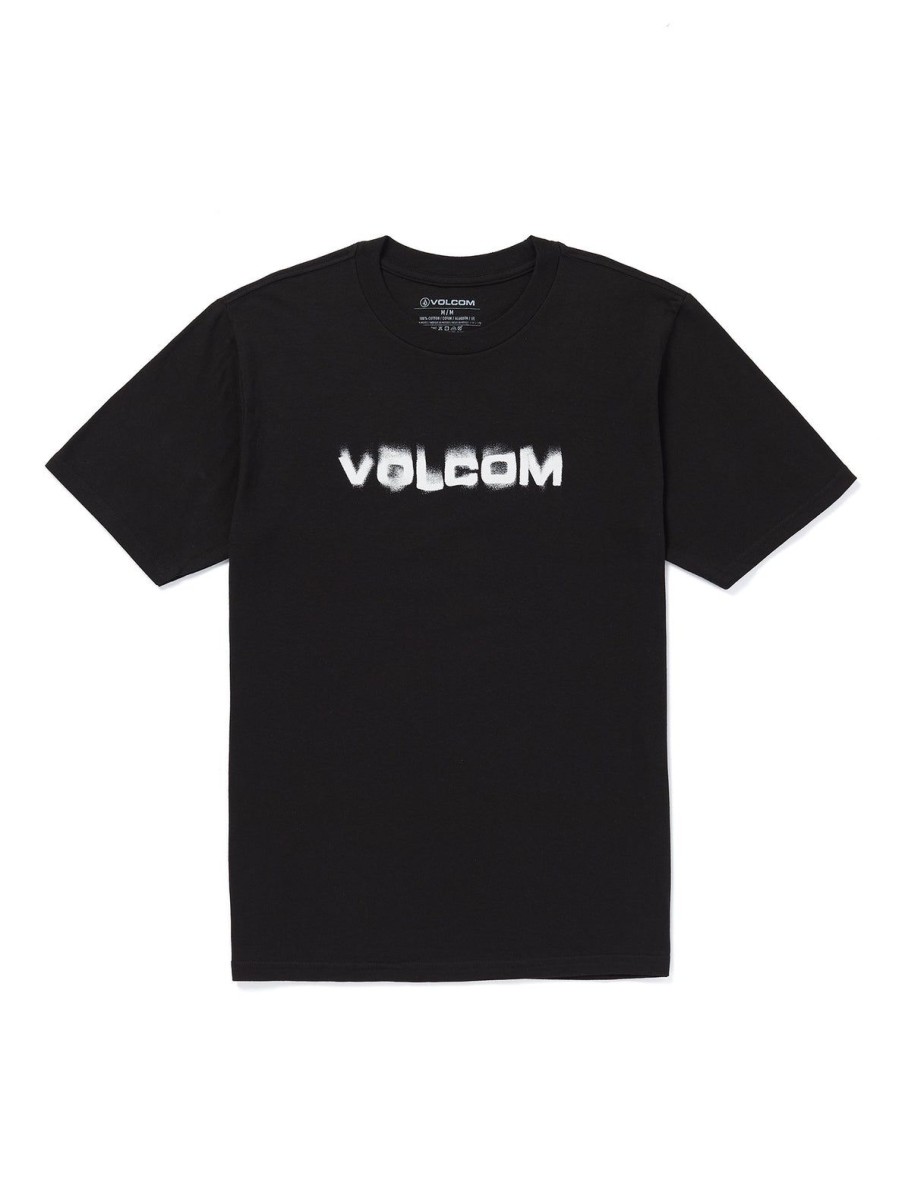 Men Volcom T-Shirts & Tanks | Newro Short Sleeve Tee Black