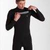 Men Volcom Surf Vitals | Mens Modulator 2/2Mm Long Sleeve Fullsuit Black