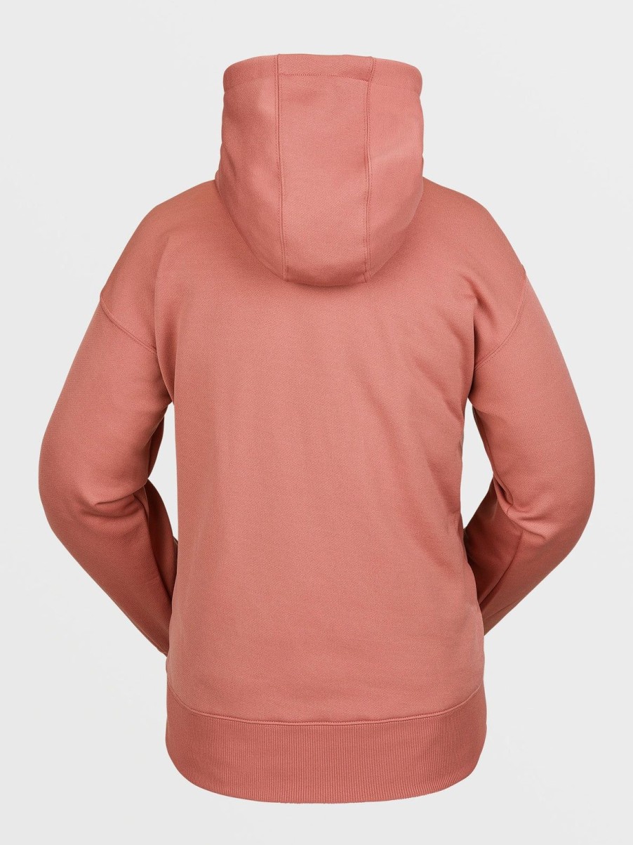 Women Volcom Layering | Womens Core Hydro Hoodie Earth Pink