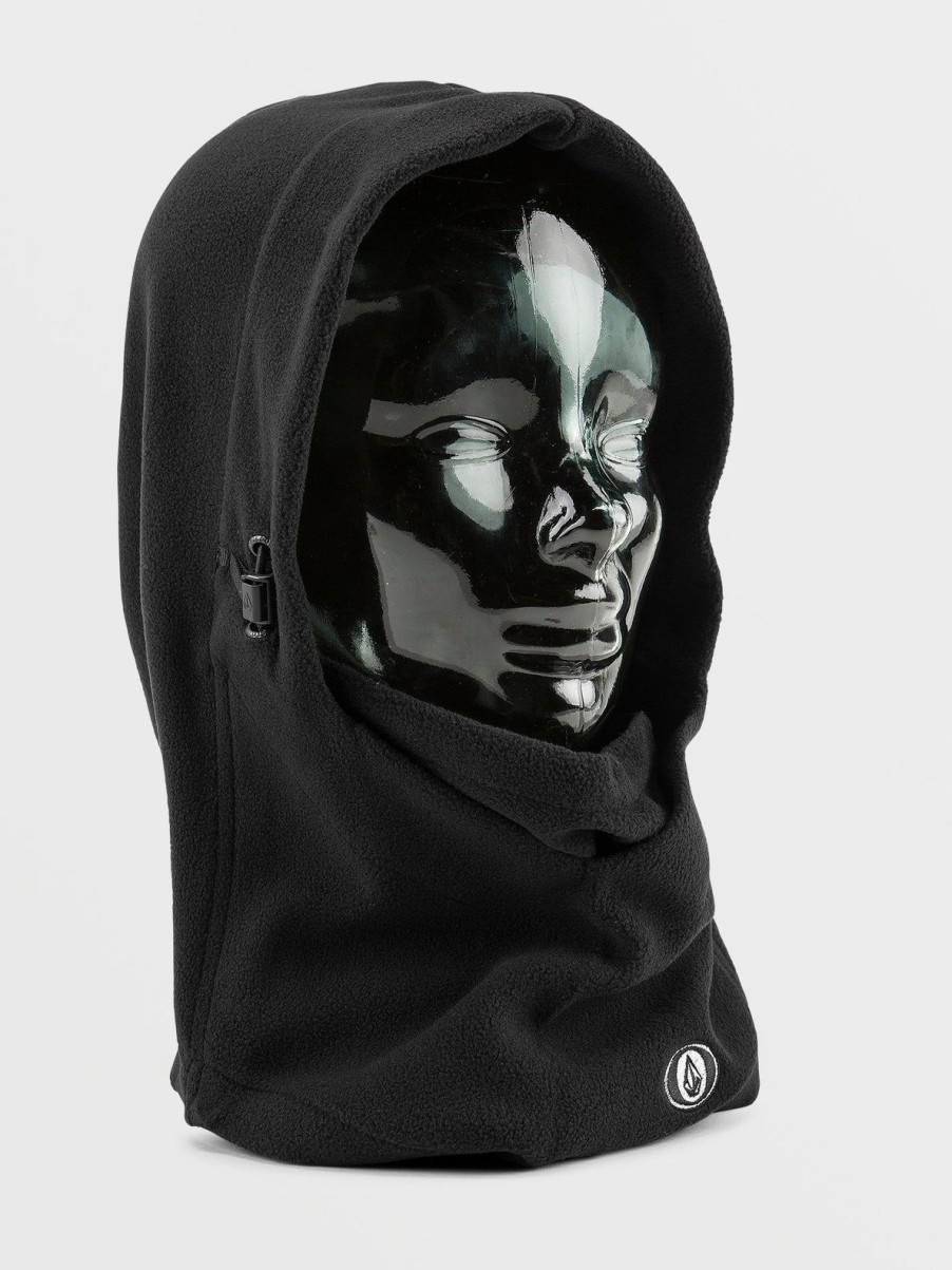 Men Volcom Accessories | Mens Travelin Hood Thingy Black