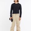 Men Volcom Pants | Mens 5-Pocket Pants Khakiest