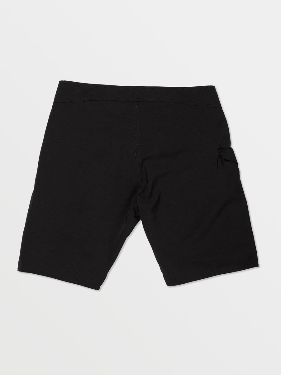 Men Volcom Boardshorts & Trunks | Lido Solid Mod-Tech Boardshorts Black