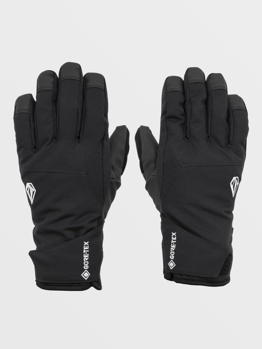 Men Volcom Gloves & Mitts | Mens Cp2 Gore-Tex Gloves Black