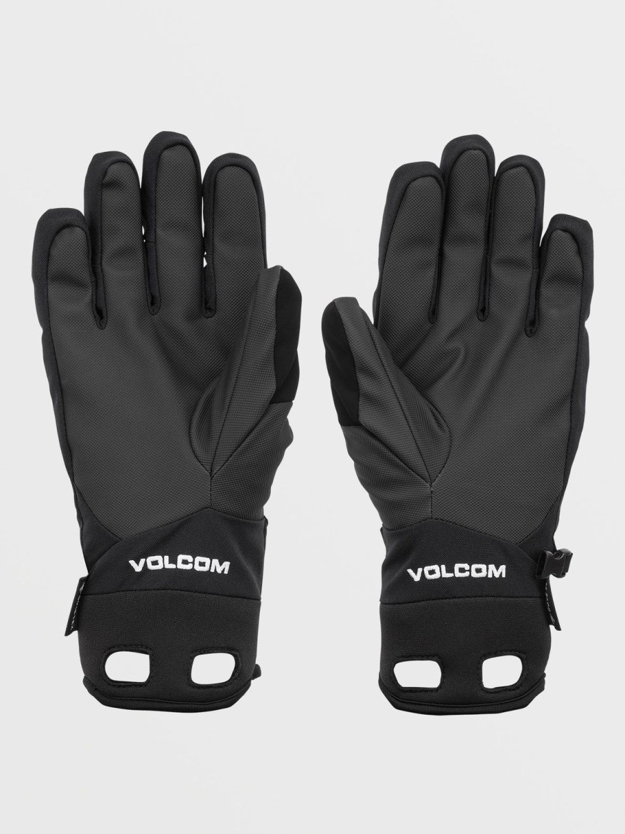 Men Volcom Gloves & Mitts | Mens Cp2 Gore-Tex Gloves Black