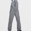 Kids Volcom Pants | Kids Barkley Insulated Bib Overalls Storm Grey