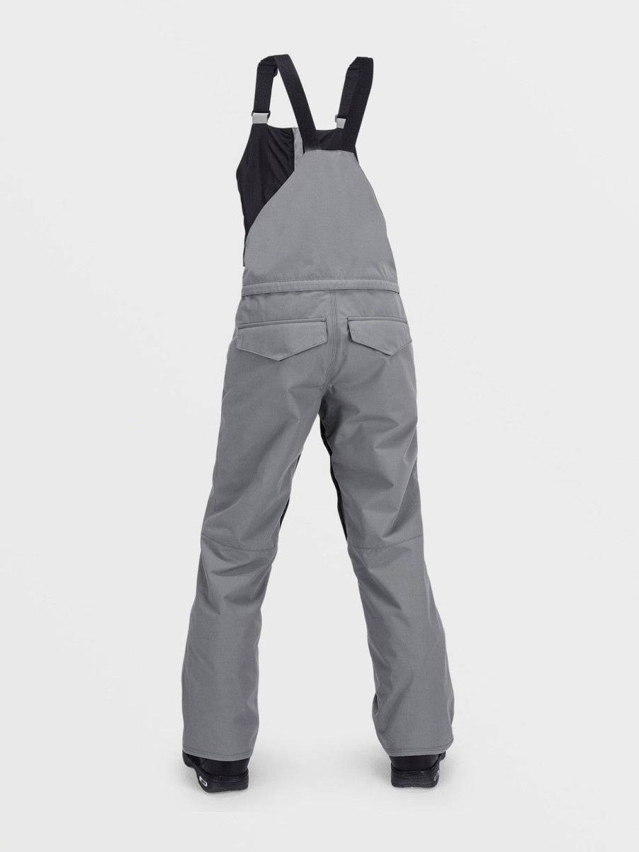 Kids Volcom Pants | Kids Barkley Insulated Bib Overalls Storm Grey