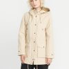 Women Volcom Hiking | Walk On By 5K Parka Jacket Khaki