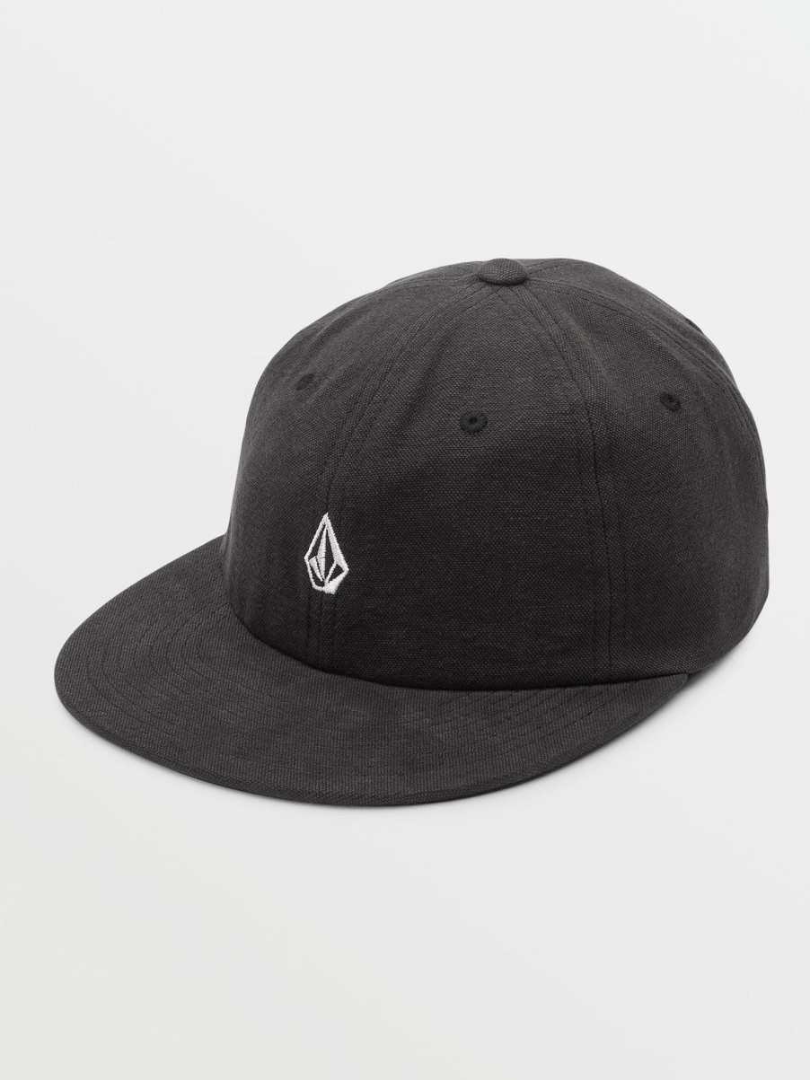 Men Volcom Accessories | Full Stone Dad Hat Black